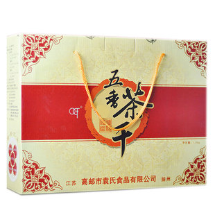 高邮界首袁氏千坊磨茶干豆腐干五香鲜辣1200克礼盒美食