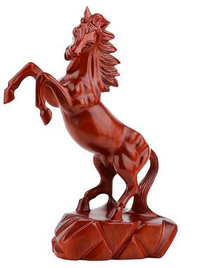 马到成功雕刻办公室桌面工艺品