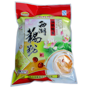 荷野西湖藕粉核桃蜂蜜味630g实惠大包旅游好礼老年杭州特产传统