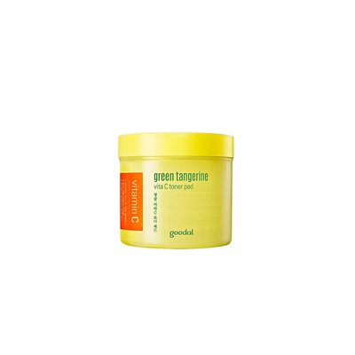 韩国直邮goodal果达儿青橘VC精华棉贴爽肤棉片补水提亮湿敷小黄筒
