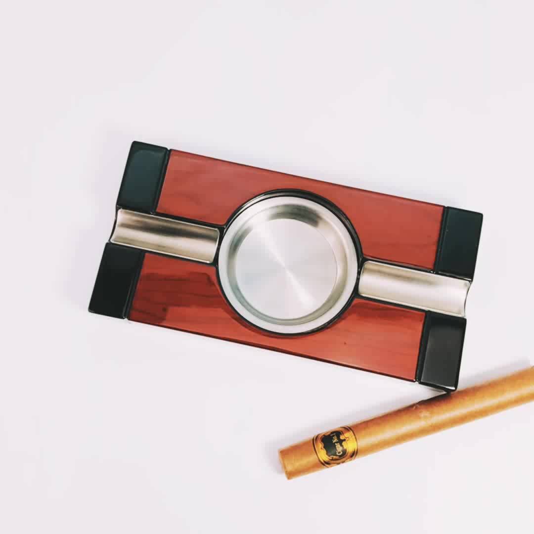 High Glossy Lacquered Cohiba Design Wooden Cigar Ashtray Buy Cohiba
