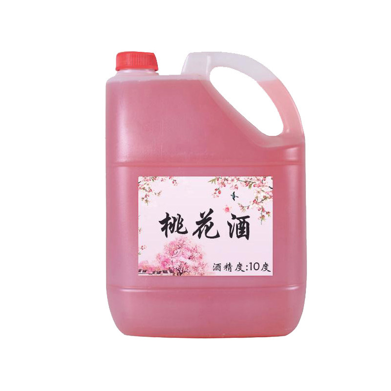 桃花酒桃花醉西塘特产久益轩花酒果酒甜酒10斤桶装自酿低度酒女士