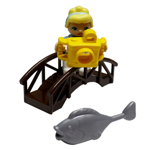 果十兼容大颗粒积木玩具照相机摄像机水壶汽车人偶裙子散装零配件