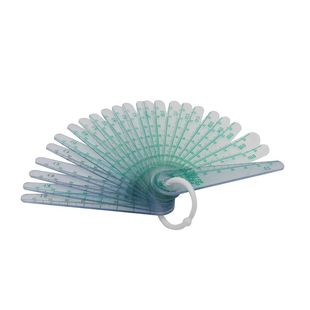 杰斯特塑料间隙尺JST-K15/塞尺/直尺/孔径尺 套装0-15 三角间隙尺