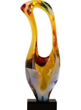 抽象会所大堂过道工艺品雕塑摆件