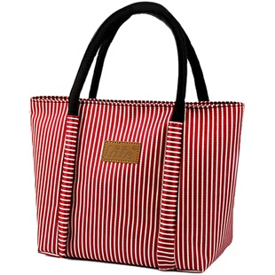 小布包牛津布防水饭盒袋手提包加厚布艺女包便当包环保袋手拎袋女