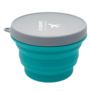 【品牌福利】MSQUARE硅胶折叠杯子便携碗旅行户外水壶食品级餐具