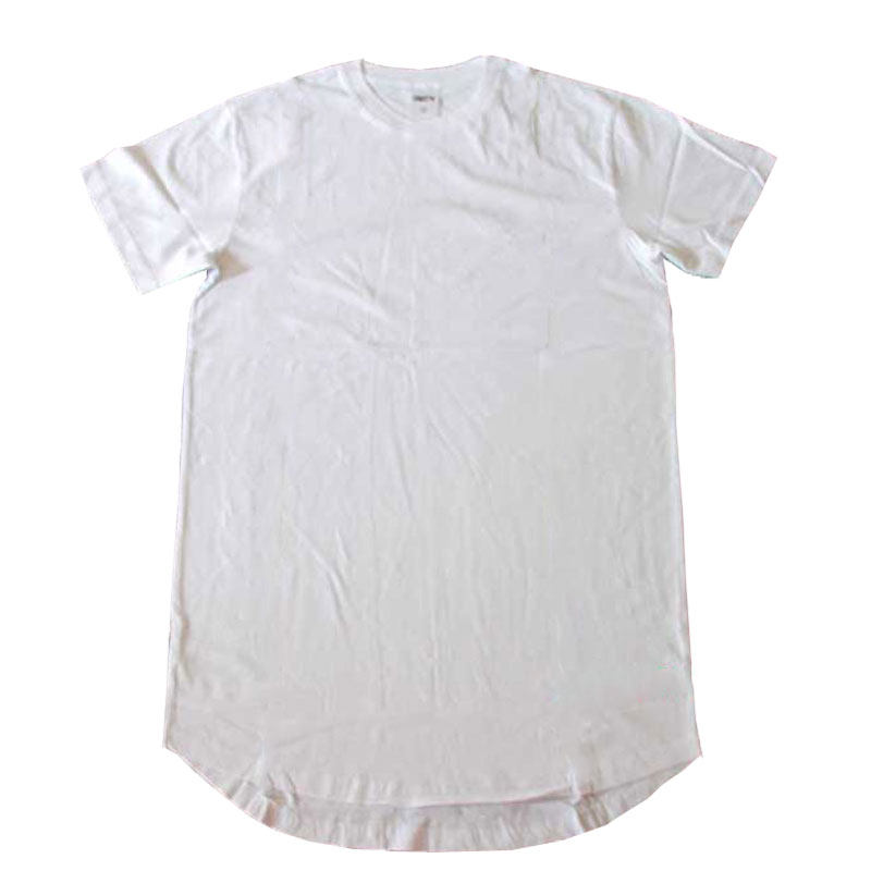 男短袖T恤  欧美街牌  加长打底嘻哈明星同款 kanye west T-shirt