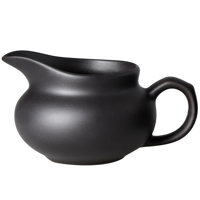 正品宜兴紫砂壶朱泥茶海奶公道杯