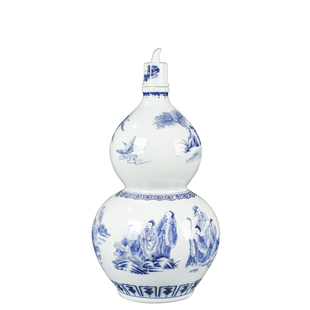 经典实用景德镇青花陶瓷密封空酒瓶家用酒壶白酒瓶子一2斤3斤装5