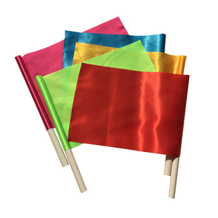 儿童幼儿园课间操早操道具舞蹈红旗彩旗学生考级手摇挥小旗子活动