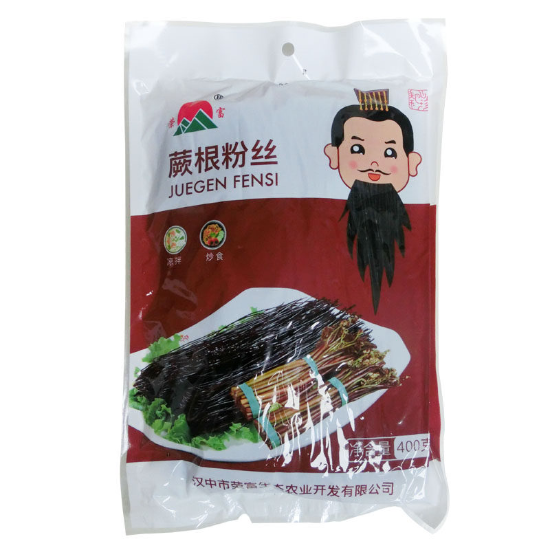 汉中陕西野生酸辣凉拌菜葛根粉条
