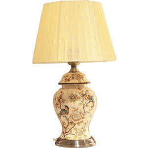 美式田园台灯卧室床头创意复古客厅书房陶瓷装饰台灯乔迁新居礼品