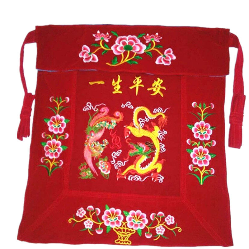 云南传统背带婴儿老式背袋刺绣宝宝背被四季薄款小孩后背巾抱袋