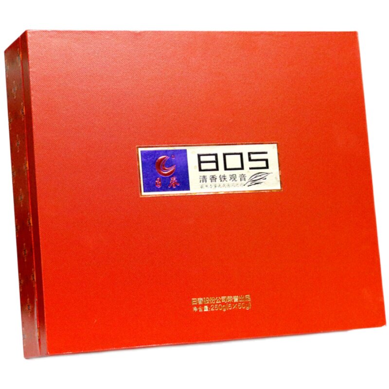 日春茶叶清香铁观音礼盒装805清香型乌龙茶252g