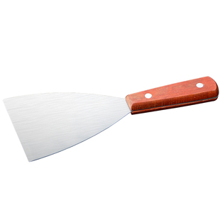 不锈钢铁板烧铲子料理铲扒铲手抓饼压铲生煎煎包铲子炒酸奶商用铲