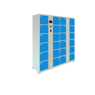 电子存包柜手机扫码充电柜行李寄存柜人脸虹膜刷卡智能更衣储物柜