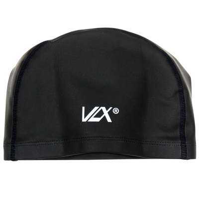 vlx纯色硅胶涂层弹性游泳帽