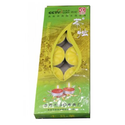 茶烛茶蜡烛无烟无味10盒盒包邮