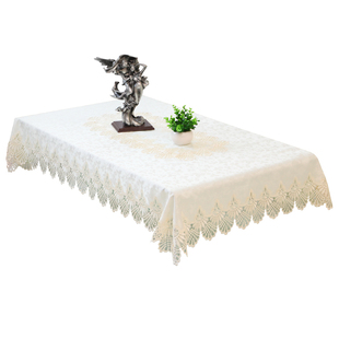 茶几桌布台布桌垫布艺蕾丝花边客厅家用欧式长方形餐桌布圆茶几布