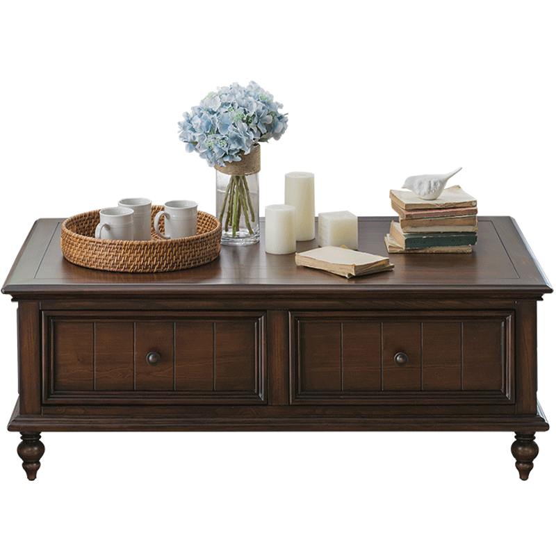 巢趣美式乡村小户型储物实木茶几口碑评测啥样?新手必看内情