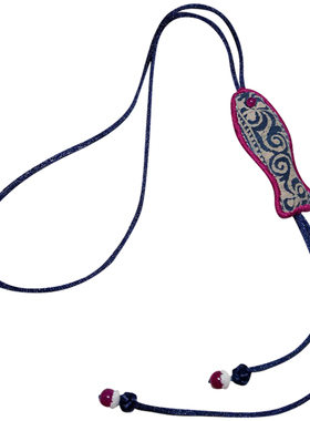 原创民族风设计小众布艺复古项链