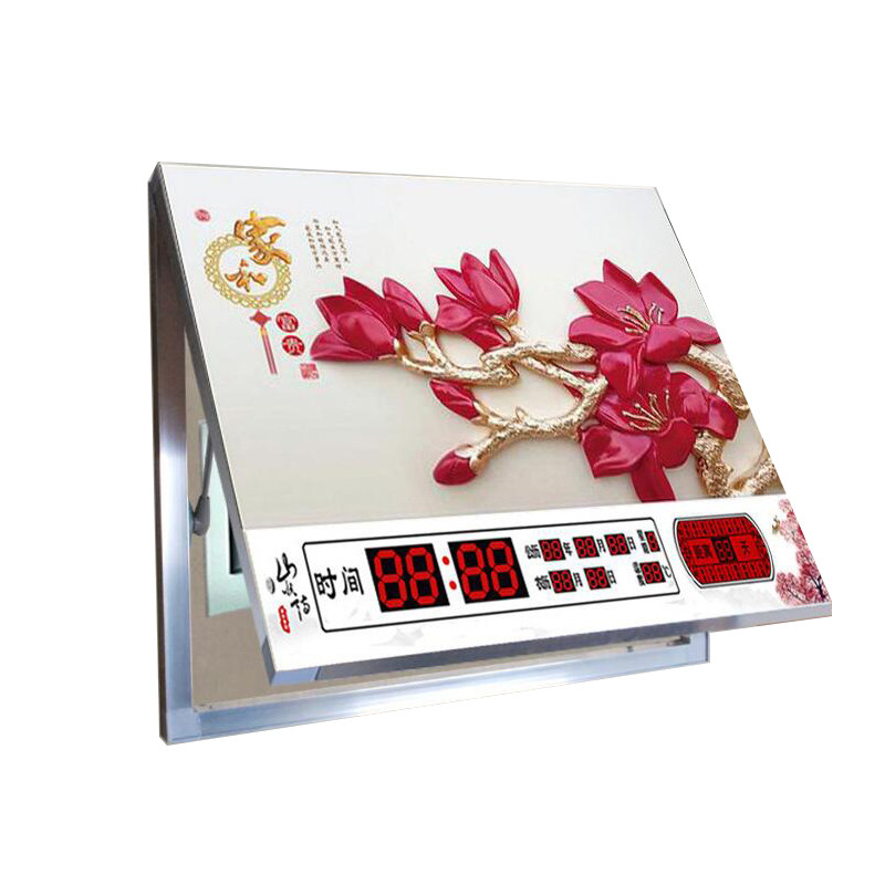 万年历可推拉液压电表箱装饰画