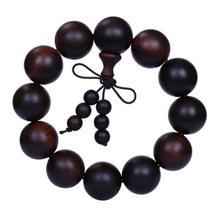 太行雷击崖柏木手串2.0念珠佛珠项链108颗雷击桃木枣木天然雷击木