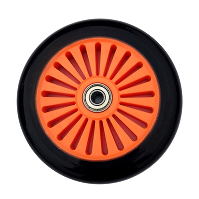 5寸购物车轮橡胶轮静音滑板车轮