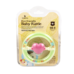 韩国进口babyprime宝宝新生儿婴儿摇铃早教玩具玉米淀粉牙胶0-1岁