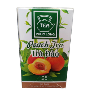 越南代购phuc long福隆挂耳茶包莲花茉莉乌龙蜜桃荔枝2克*25小包
