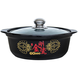 平底砂锅火锅店电陶炉燃气用炖锅陶瓷养生锅金刚瓷煲汤煲仔饭沙锅