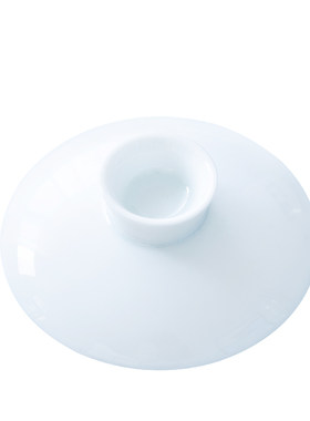 三才德化白瓷器记盖碗茶碗