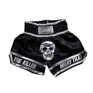 FLUORY 专业搏击短裤男女 儿童散打拳击服 骷髅头twins泰拳短裤