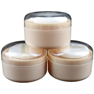 七彩梨园戏曲戏剧粉盒大空盒散粉蜜粉盒带隔层粉扑粉刷板刷定妆粉