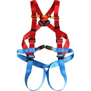 欣达 户外高空作业 加厚防坠落安全带拓展攀岩装备速降全身保险带
