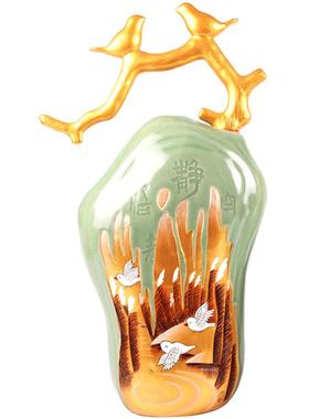 汝窑工艺品创意陶瓷客厅装饰摆件