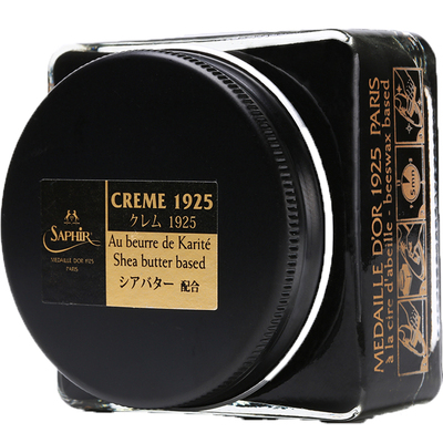 法国saphir莎菲雅黑金沙发鞋乳