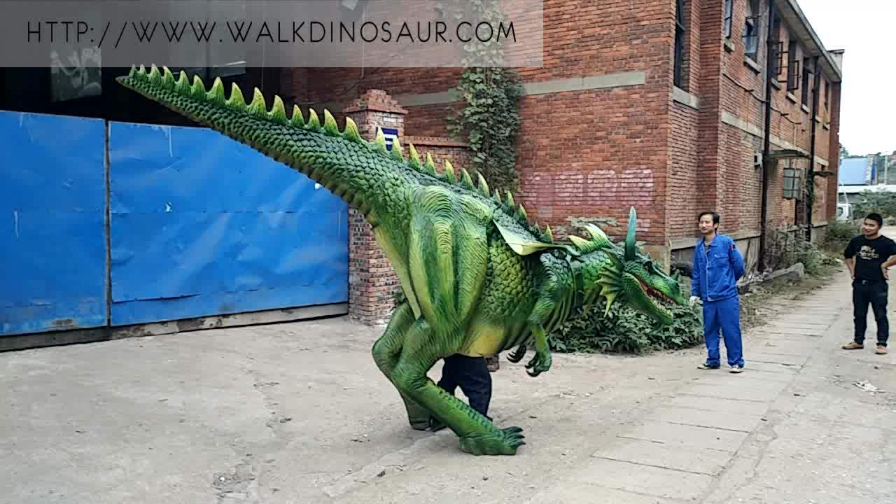 Custom Silicone Rubber Dragon Costume For Festival Artificial Dinosaur