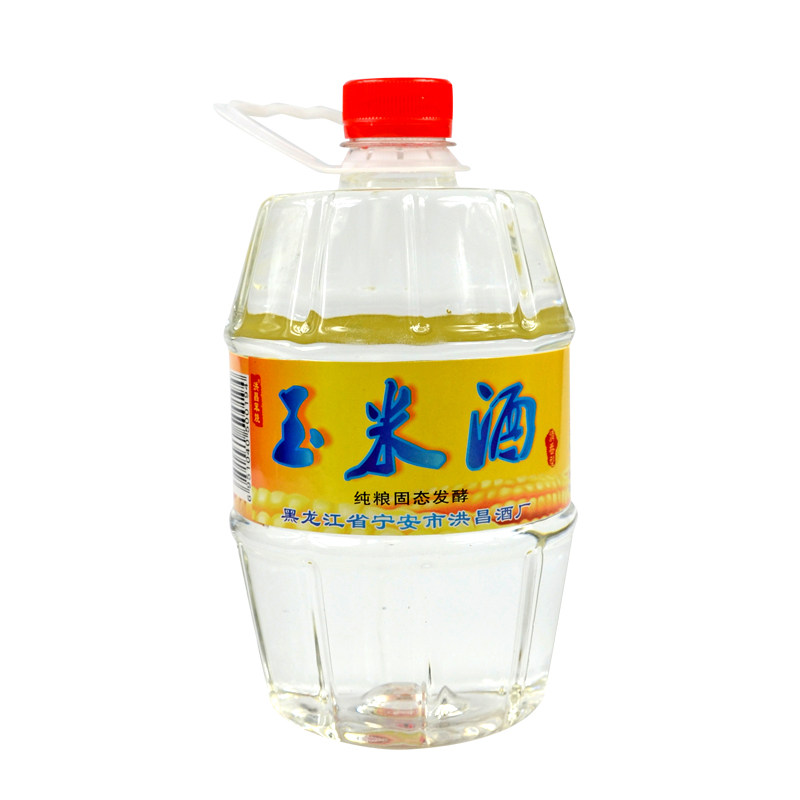 清香型玉米酒纯粮食白酒东北小烧散装烧刀子泡酒包谷酒50度洪昌