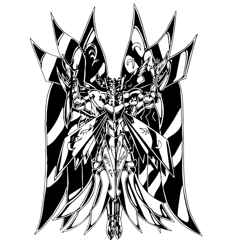11款冥王哈得斯黑帝斯墻貼畫圣斗士星矢死神達(dá)納托斯冥衣動漫貼紙