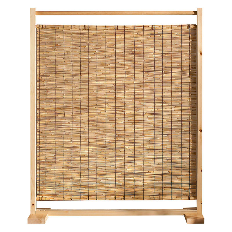 简约实木隔断办公桌移动茶室屏风