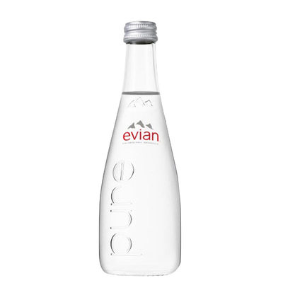 依云矿泉水330/750ml玻璃瓶水