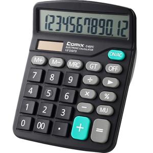 计算器办公用计算机商用太阳能财务会计专用办公室用有声带语音款记账计数记算计算机器学生小号小型小巧便携