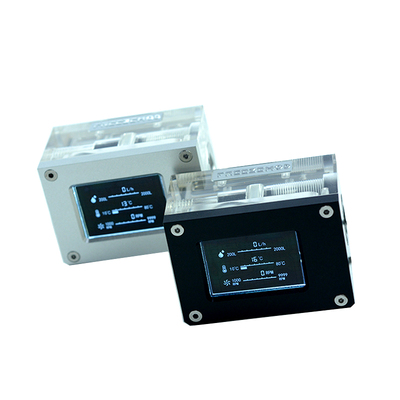 新品 FREEZE 智能电脑水冷水流速度计流量计量温度检测流速计