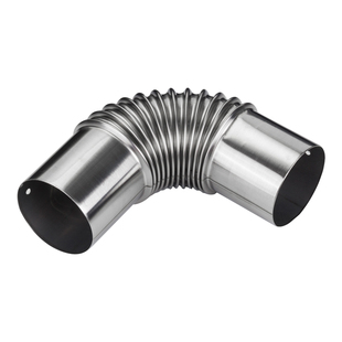 直径6cm美的万和林内等热水器配件60mm弯头止回阀不锈钢排烟管