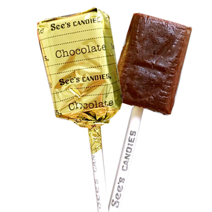直邮美国sees candies香浓巧克力奶油香草咖啡棒棒糖零食生日礼物