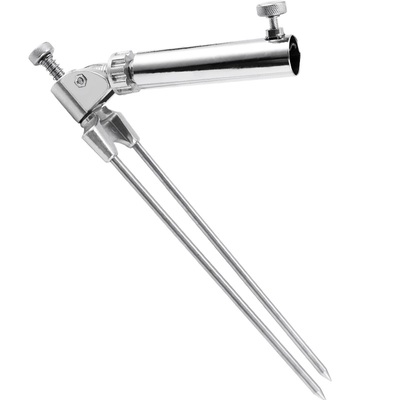 不锈钢万向插地台钓鱼竿支架