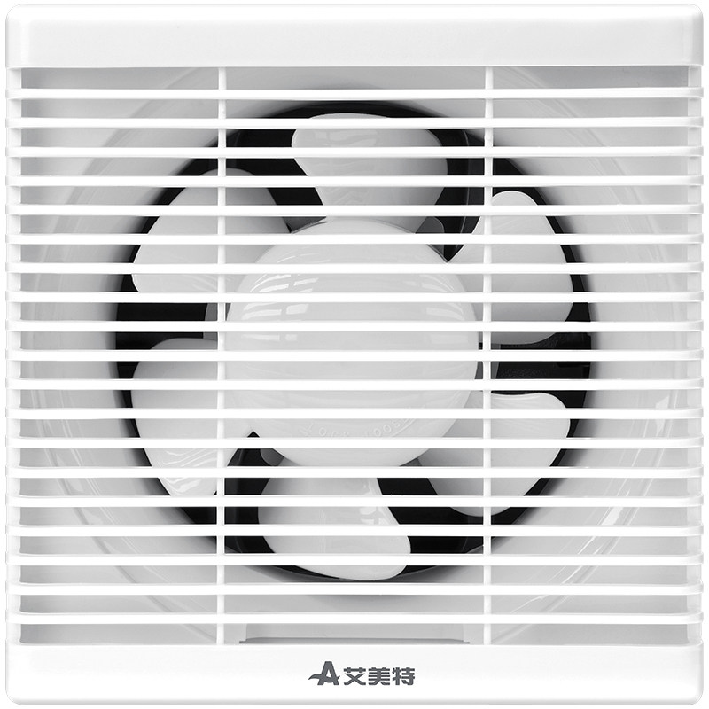 艾美特排气扇换气家用强力厨房抽油烟专用窗户方形抽风机排烟器