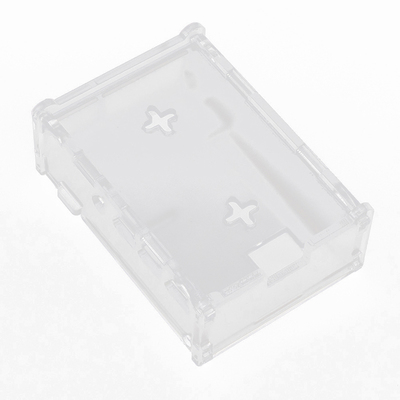 树莓派4代 Raspberry Pi 4B专用亚克力外壳 4modelB透明组装盒子